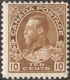 [King George V in Admiral Uniform - New Colors and Values, тып AD16]