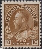 [King George V in Admiral Uniform - New Colors and Values, тып AD16]