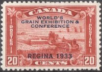 [No 148. Overprinted "WORLD'S GRAIN EXHIBITION & CONFERENCE/REGINA 1933", 類型 CA]