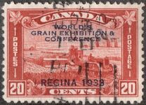 [No 148. Overprinted "WORLD'S GRAIN EXHIBITION & CONFERENCE/REGINA 1933", 類型 CA]