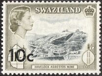 [Queen Elizabeth II - Issue of 1955-1956 Surcharged, type Z10]