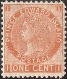 [Queen Victoria - Value in (C)ents, type I]