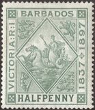 [The 60th Anniversary of Queen Victoria's Regency. White Paper, type J1]