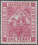 [The 60th Anniversary of Queen Victoria's Regency. White Paper, type J2]