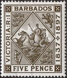 [The 60th Anniversary of Queen Victoria's Regency. White Paper, type J4]