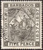 [The 60th Anniversary of Queen Victoria's Regency. White Paper, type J4]