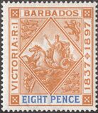 [The 60th Anniversary of Queen Victoria's Regency. White Paper, type J6]