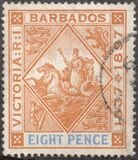 [The 60th Anniversary of Queen Victoria's Regency. White Paper, type J6]
