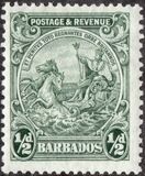 [New Colonial Seal - Inscription "POSTAGE & REVENUE", Tip V16]