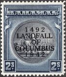 [The 450th Anniversary of Landing of Columbus - Stamps of 1931-1941 Overprinted "1492 LANDFALL OF COLUMBUS 1942", tyyppi AA10]
