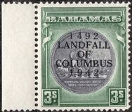 [The 450th Anniversary of Landing of Columbus - Stamps of 1931-1941 Overprinted "1492 LANDFALL OF COLUMBUS 1942", tyyppi AA12]