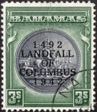 [The 450th Anniversary of Landing of Columbus - Stamps of 1931-1941 Overprinted "1492 LANDFALL OF COLUMBUS 1942", tyyppi AA13]