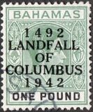 [The 450th Anniversary of Landing of Columbus - Stamps of 1931-1941 Overprinted "1492 LANDFALL OF COLUMBUS 1942", tyyppi AA15]