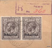 [Great Britian Postage Stamps Overprinted "NAURU", type A13]