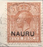 [Great Britian Postage Stamps Overprinted "NAURU", type A11]