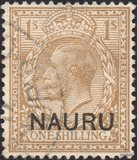 [Great Britian Postage Stamps Overprinted "NAURU", type A14]