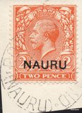 [Great Britian Postage Stamps Overprinted "NAURU", type A6]
