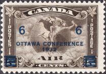 [No. 151 Surcharged & Overprinted "OTTAWA CONFERENCE - 1932", 類型 BX]