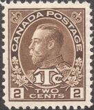 [King George V in Admiral Uniform With War Tax Inscription, Вид AM7]