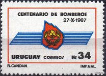 [The 100th Anniversary of the Fire Service 1987, type ANR]