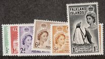 [Issues of 1952 but with Portrait of Queen Elizabeth II, type BE]