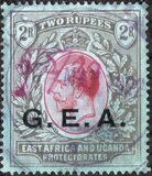 [King George V  - British East Africa and Uganda Stamps Overprinted "G.E.A.", type C13]