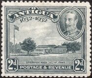 [Celebrating the  300th Anniversary of the Colonisation of Antigua by Sir Thomas Warner, type J]