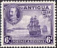 [Celebrating the  300th Anniversary of the Colonisation of Antigua by Sir Thomas Warner, type K]