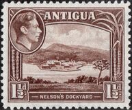 [King George VI, English Harbour, Nelson Dockyard, Fort James & St. John's Harbour, प्रकार S1]
