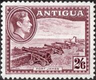 [King George VI, English Harbour, Nelson Dockyard, Fort James & St. John's Harbour, प्रकार T1]