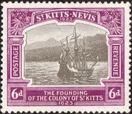 [The 300th Anniversary of the Founding of the Colony of St. Kitts, type G6]