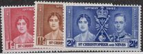 [The Coronation of King George VI and Queen Elizabeth, Inscription "St. Christopher and Nevis", type I]