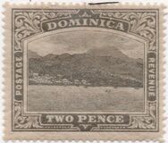 [Roseau, Capital of Dominica - New Watermark, タイプ G33]