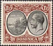 [Seal of Colony & King George V - Different Watermark, type R7]