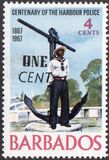 [No. 263 Overprinted "ONE CENT" and Surcharged, jenis FP]