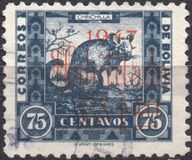 [Stamps of 1938-1939 Surcharged "1947 - Habilitada - Bs. 1.40", type CZ3]