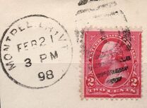[George Washington - Lines of Groundwork Run Across Triangle, type BX8]