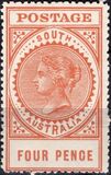 [Queen Victoria - Inscription "POSTAGE" - Thin Letters, Tipe P1]