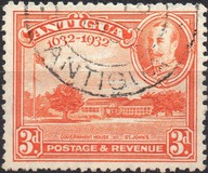 [Celebrating the  300th Anniversary of the Colonisation of Antigua by Sir Thomas Warner, type J2]