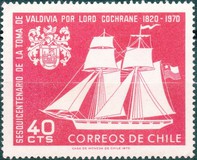 [The 150th Anniversary of Capture of Valdivia by Lord Cochrane, tip RP]