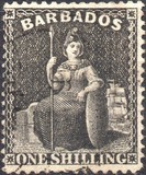 [Britannia - Rough Perforation. Watermarked, 類型 B10]
