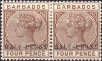 [No. 38 Surcharged, Вид E12]