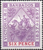 [The 60th Anniversary of Queen Victoria's Regency. White Paper, 類型 J5]