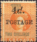 [Revenue Stamps Surcharged, tip B10]