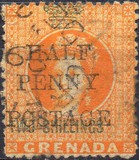 [Revenue Stamp Surcharged, tip B12]
