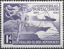 [The 75th Anniversary of the Universal Postal Union, Tip D]