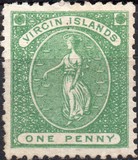 [St. Ursula - Inscription "VIRGIN ISLANDS", type A1]