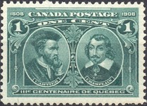 [The 300th Anniversary of the Founding of Quebec, type W]