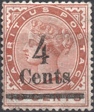 [No. 83 Surcharged, type AL]
