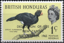 [Birds - Stamps of 1962 Overprinted "DEDICATION OF SITE - NEW CAPITAL - 9th OCTOBER 1965", tyyppi CK]